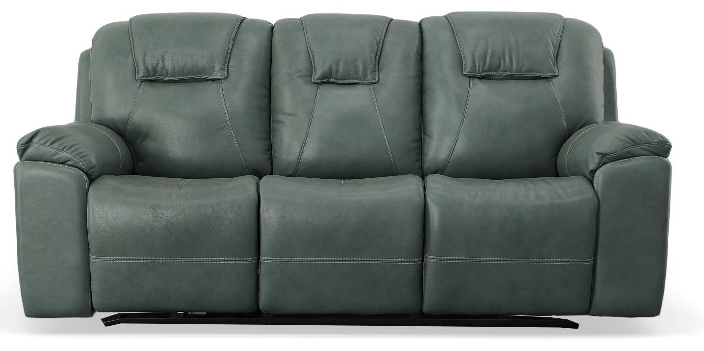 Bassett leather recliner top
